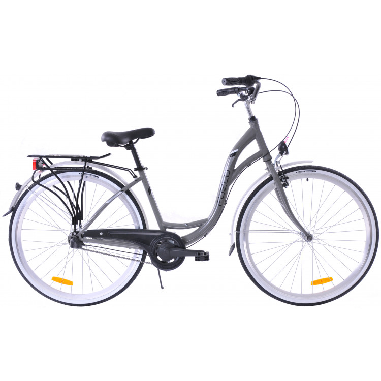 Mestský bicykel 28 Fuzlu Nevada S-3 Strieborná